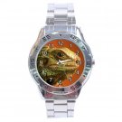 Bearded Dragon Lizard Stainless Steel Analogue Men’s Watch FREE Shipping