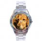 Golden Lab Dog Stainless Steel Analogue Men’s Watch FREE Shipping