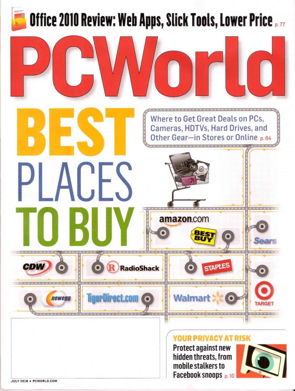 Best Places to Buy, In Stores or Online 2010 PC World July