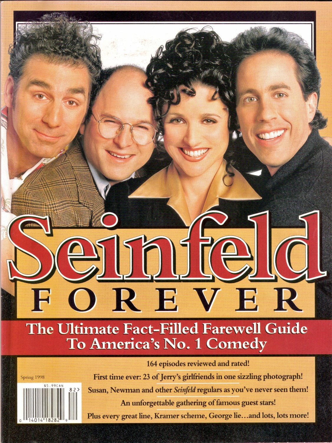 1998 Farewell Guide Seinfeld Forever Magazine 3795