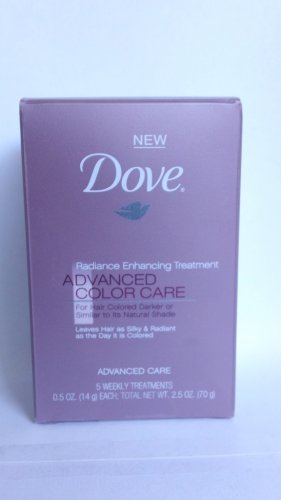 Dove Advanced Hair Color Care Radiance Enhancing 5 Weekly Treatments