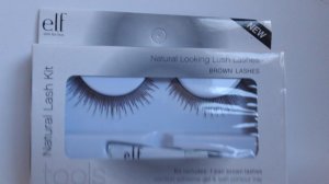 E.L.F. Essential Natural Lash Kit ELF False Eye Lashes Brown