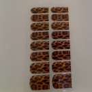Modicure Nail Foil Wraps Polish Strips Seals Cheetah leopard print Modicure Nail Foil Wraps Polish Strips Seals Cheetah leopard print
