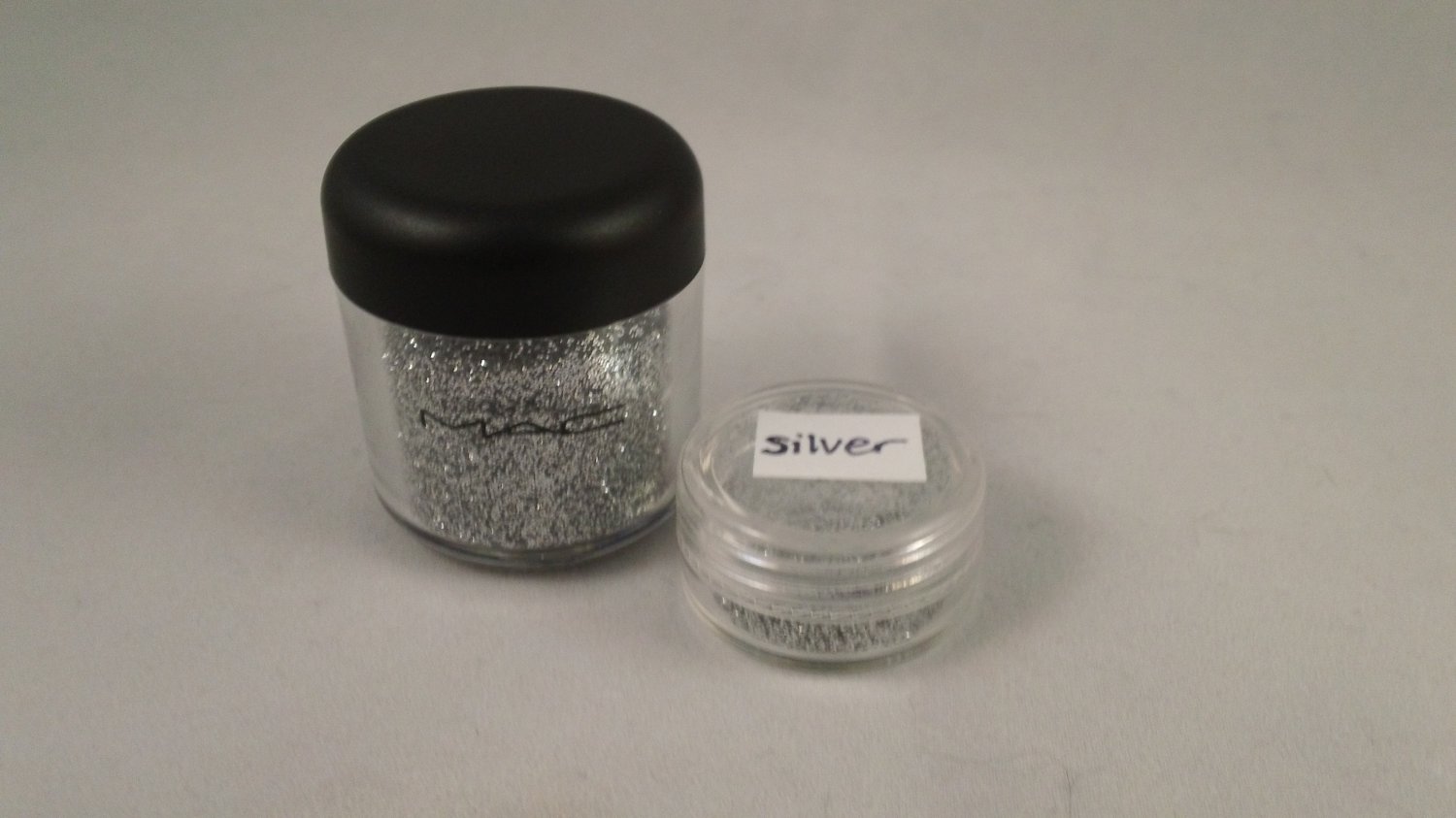 MAC Cosmetics Glitter Brillants sample 1/2 tsp jar Silver