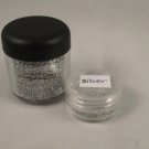 MAC Cosmetics Glitter Brillants sample 1/2 tsp jar Silver