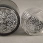 MAC Cosmetics Glitter Brillants sample 1/2 tsp jar Silver Original RARE