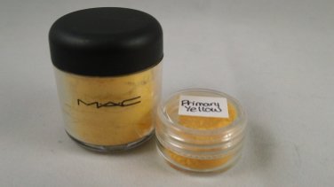 MAC PRO Pigment Powder sample 1/2 tsp jar eye shadow Primary Yellow