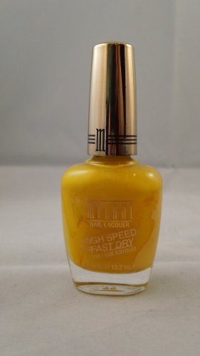 Milani High Speed Fast Dry 60 Seconds Nail Lacquer Color Polish #07 Yellow Whiz