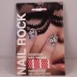 Nail Rock Designer Nail Wraps Red Fishnet on White Shields Art Polish Strips Stickers Decals Designs