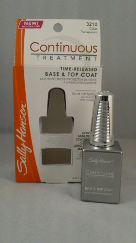 Sally Hansen Continuous Treatment Time Released Base and Top Coat Formula Nail lacquer polish Clear