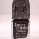 Wet n Wild Fantasy Makers Nail Color Polish #11138 Black Pearl Limited Edition Halloween