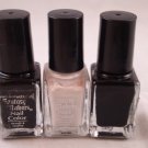 Wet n Wild Fantasy Makers Nail Color Polish Limited Edition Halloween Mini Set of 3 black white
