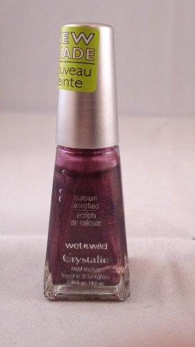 Wet n Wild Crystalic Nail Color Polish 476D Plum Haze