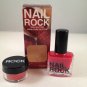 Nail Rock Nail Glitter and color polish set kit lacquer textured Red Glitter
