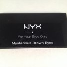 NYX For Your Eyes Only Eyeshadow Palette Mysterious Brown Eyes eye shadow