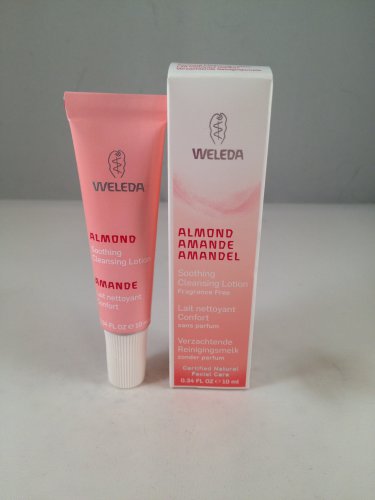 Weleda Almond Soothing Cleansing Lotion facial cleanser skincare travel size