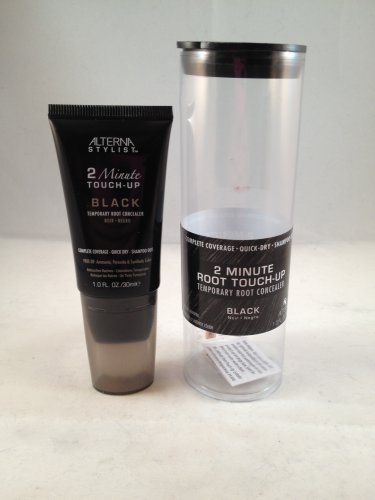 Alterna Stylist 2 Minute Root Touch-Up Black Temporary Root Concealer hair color