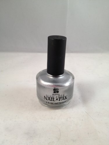 Duality Nail Pak Lacquer Bell silver color polish only