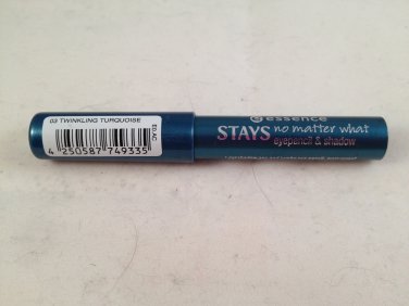 Essence Stays No Matter What Eye Pencil & Shadow #03 Twinkling Turquoise liner eyeliner eyeshadow