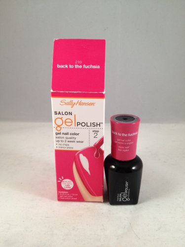 Sally Hansen Salon Pro Gel Polish Nail Color #210 Back to the Fuchsia