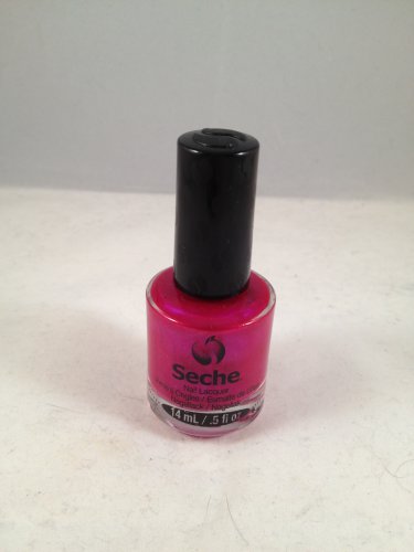 Seche Nail Lacquer Magnifique color polish Iridescent pink purple