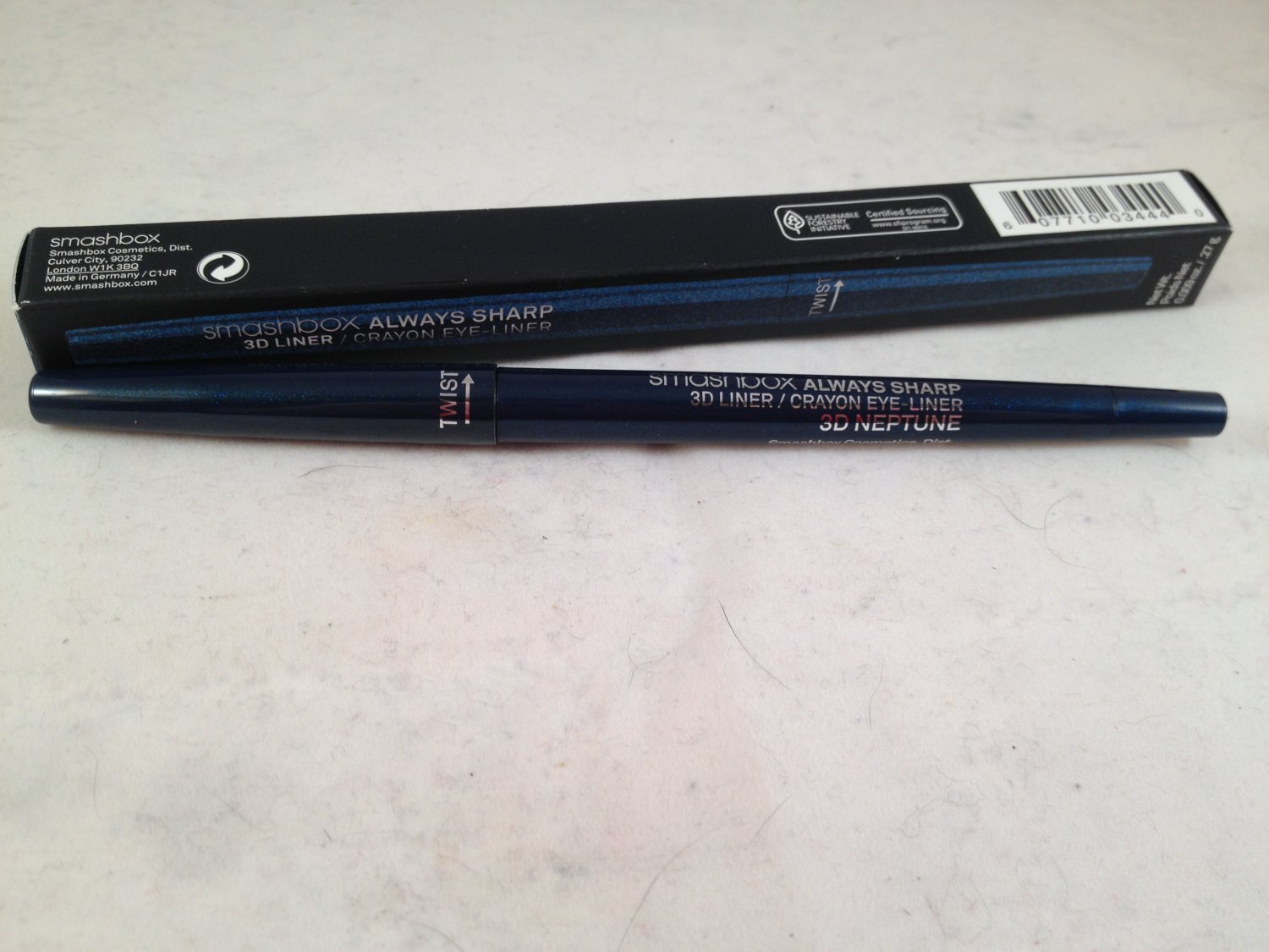 Smashbox Always Sharp 3D Liner 3D Neptune eye crayon eyeliner self