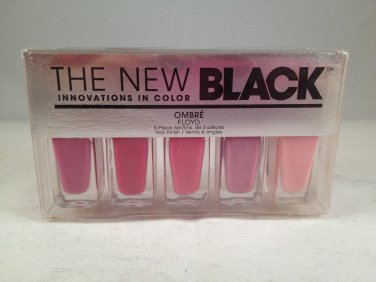 The New Black Ombre 5-Piece Nail Color Set Floyd Pink polish lacquer