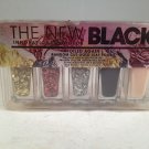 The New Black Foiled Again Random Cut Gold Leaf Polish nail set lacquer color The New Black Foiled Again Random Cut Gold Leaf Polish nail set lacquer color