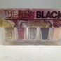 The New Black Foiled Again Random Cut Gold Leaf Polish nail set lacquer color