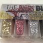 The New Black Foiled Again Random Cut Gold Leaf Polish nail set lacquer color