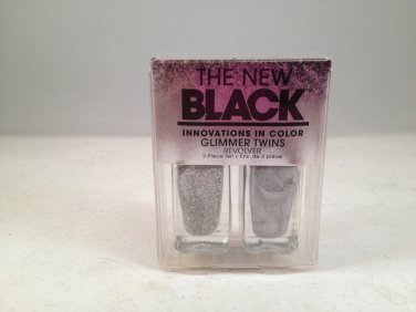 The New Black Glimmer Twins 2-Piece Nail Lacquer Set Revolver polish color