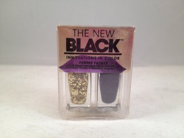 The New Black 2-Piece Nail Lacquer Set Femme Fatale polish color