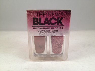 The New Black Glimmer Twins 2-Piece Nail Lacquer Set Pink Prankster polish color