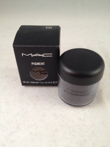 MAC Cosmetics Pigment Powder Eyeshadow Eye Shadow Black Black large old style jar
