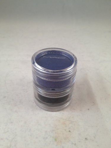 MAC Cosmetics Crushed Metallic Pigment Smoky Blue Wintersky Dark Moon Duo Stack Eye Shadow Powder