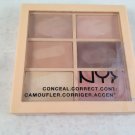 NYX Conceal, Correct, Contour Palette 3CP01 Light face concealer highlight cream