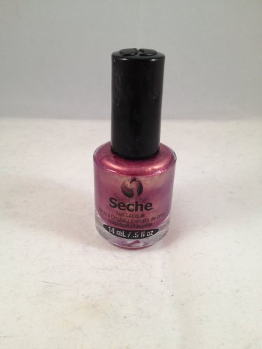 Seche Nail Lacquer Enamored color polish rose shimmer brown
