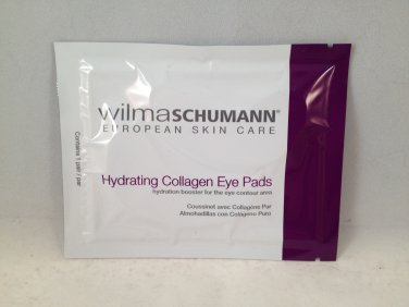 Wilma Schumann Hydrating Collagen Eye Pads travel size 1 pair face european skin care