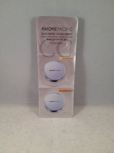 AMOREPACIFIC Color Control Cushion Compact Sampler Pink Undertones Tan Almond CC Cream Amore Pacific