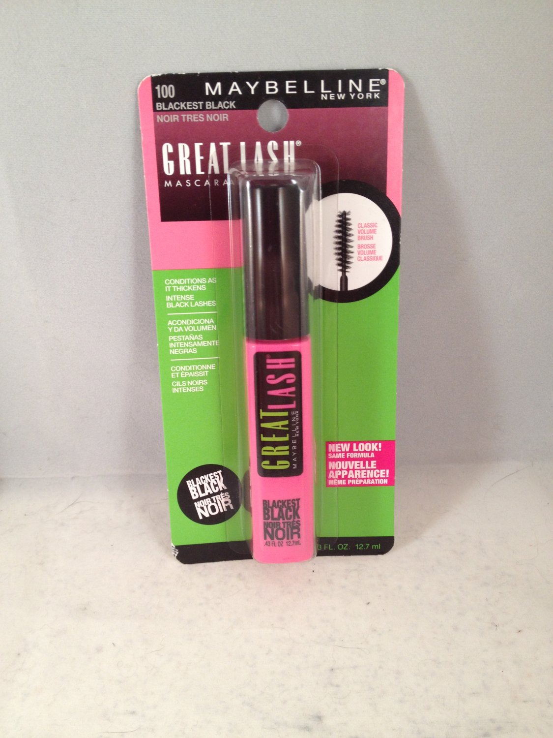 Maybelline Great Lash Mascara 100 Blackest Black 0542