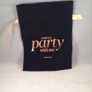 Sephora Play Drawstring Cloth Makeup Bag I Take the Party With Me December 2016 empty