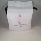 Sephora Play Drawstring Cloth Makeup Bag This is Not (Just) a Lipstick September 2016 empty