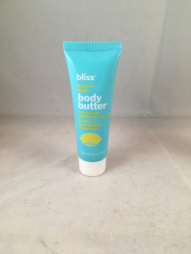 Bliss Lemon + Sage Body Butter travel size Maximum Moisture Cream lotion skin care