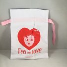 Sephora Play Drawstring Cloth Makeup Bag Feel The Love February 2018 empty