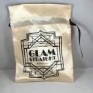 Sephora Play Gold Drawstring Makeup Bag Glam Straight December 2017 empty