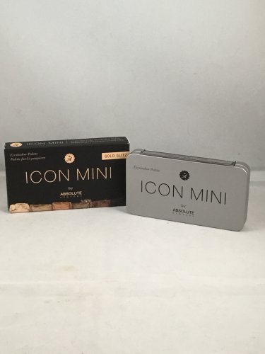 Absolute New York Icon Mini Eyeshadow Palette Gold Glitz eyeshadow 6 shades
