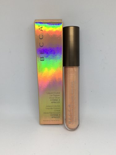 BECCA Liquid Crystal Lip Topper Glow Gloss Citrine x Apricot