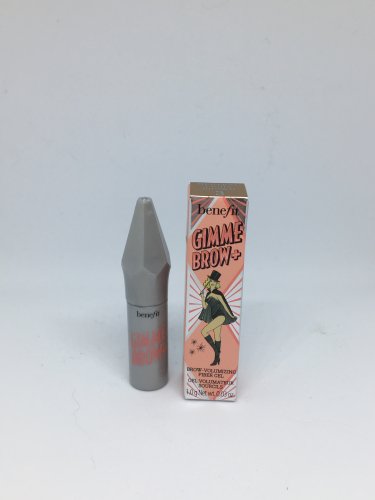 Benefit Gimme Brow+ Volumizing Fiber Eyebrow Gel Tinted Shade 3 Neutral Light Brown Trial Size