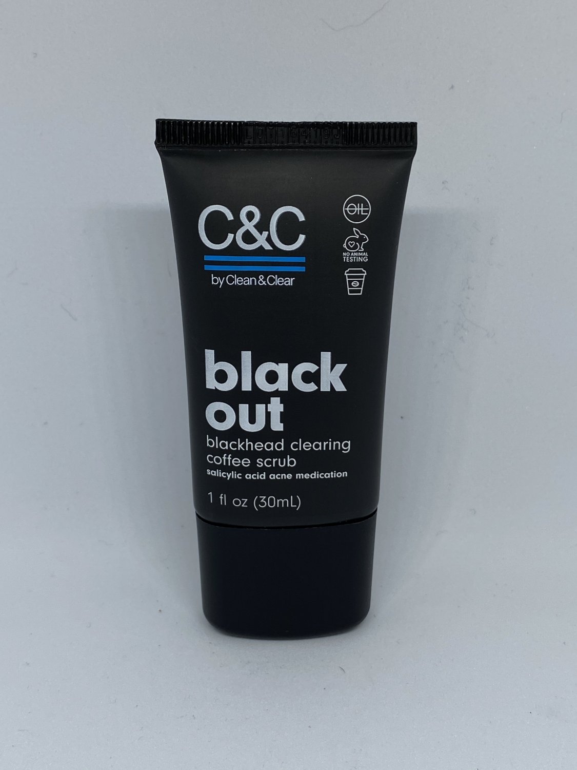 C&C by Clean & Clear Black Out Blackhead Clearing Scrub travel size