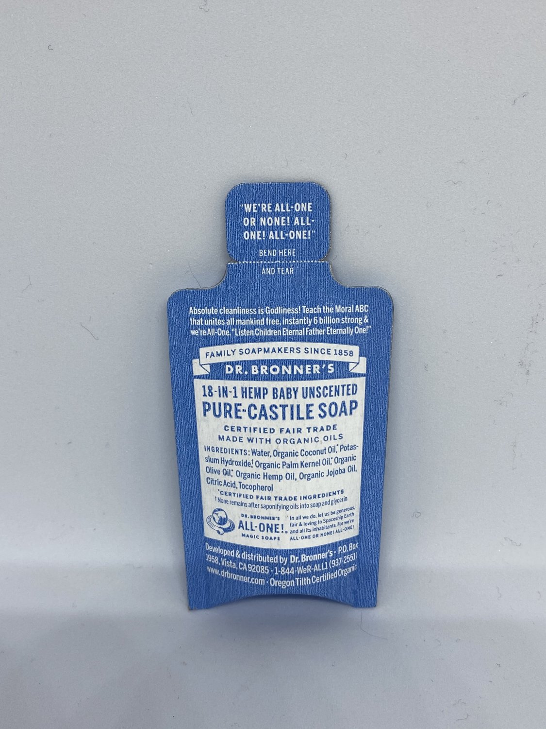 Dr. Bronner's 18in1 Hemp Baby Unscented PureCastile Soap